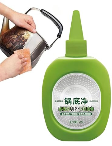 Detergente Per Pentole In Acciaio Inossidabile,Potente Strumento di Pulizia da Cucina | Pulitore Per Pentole E Padelle In Ferro,Per Ceramica Ghisa E, Rimuove Ruggine E Bruciature Grasso