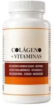 peptides de collagène, soutient la peau, les cheveux et les ongles | Avec de la vitamine et de l'acide hyaluronique, des ingrédients sans OGM, sans gluten ni soja. Végétalien