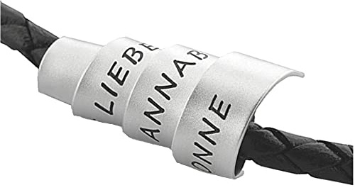 Herren Lederkette Gravur 925 Silber Schmuck Männerschmuck schwarze Kette Koordinatenschmuck Männerkette personalisiert Namenskette Herren | HANDMADE IN GERMANY