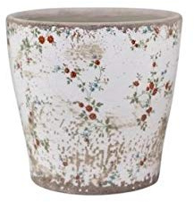 Chic Antique Topf Vase Übertopf Blumentopf Tulle Übertopf H9,5xØ10,5cm 65418-00