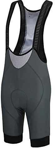 Airtracks Herren Fahrradhose kurz mit Trägern Pro Team Line - Trägerhose kurz - BIB Radhose - Radlerhose - 3D Coolmax Gel Performance gepolstert - Atmungsaktiv - Reflektoren