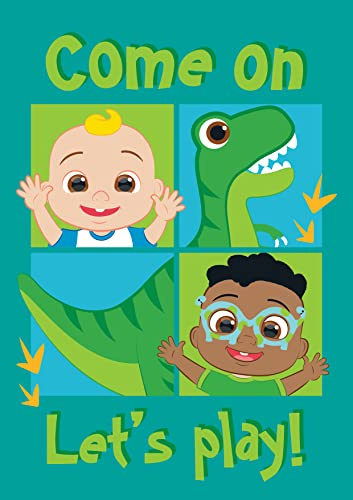 Gosig filt barnfilt 100 x 150 cm dinosaurie barn