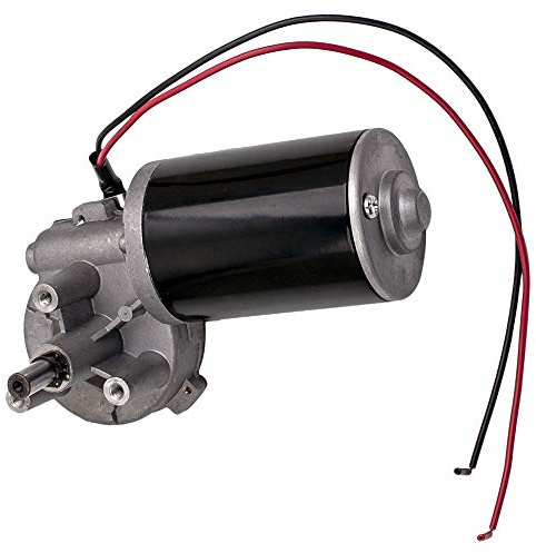 maXpeedingrods Motor de engranajes 24 V CC 45 W, motor de limpiaparabrisas de alto par, engranaje eléctrico síncrono, 220 RPM