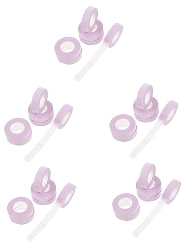 Beaupretty 30rollos Cinta Adhesiva Reutilizable Para Extensiones De Pestañas De Cinta No Tejida Color Violeta Para Maquillaje Profesional y Cuidado De Ojos Fácil De Usar y Cortar Según