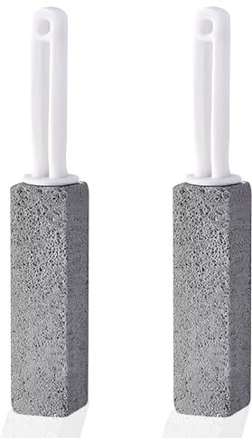 Confezione da 2 Pietre Pomice Per Pulizia, Pietra Pomice Per Anticalcare WC, Pietra Pomice Detergente Per Tazza WC, Pietra Pomice Con Manico Per Pulire I Sedili Del WC E Le Macchie Di Acqua Dura