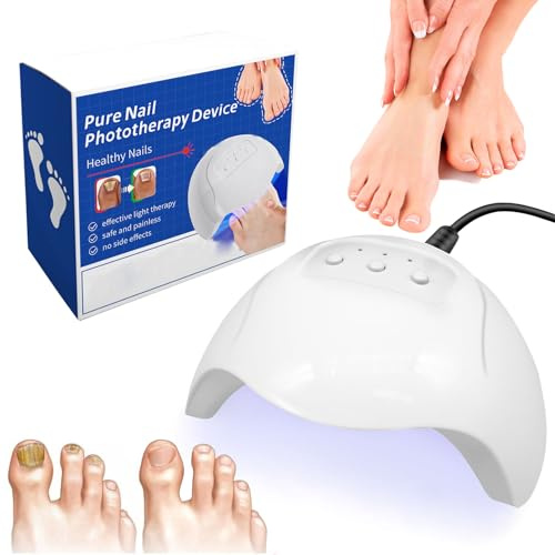 Lichttherapie Nagelpilz Lasergerät Gegen Nagelpilz, Laser Nagelpilz Entferner, Wiederaufladbares Tragbares Pure Nail Laser, Pure Nail Pilz Lasertherapiegerät, Nagelpilz Behandlung Schnell Intensiv