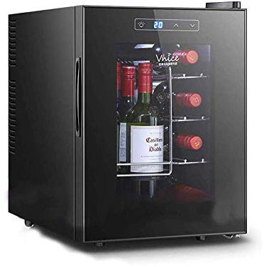 XNYXLPP Refrigerador Enfriador de Vino, refrigerador y Enfriador de compresor Independiente para vinos tintos y Blancos, refrigerador de Vino con Puerta de Vidrio