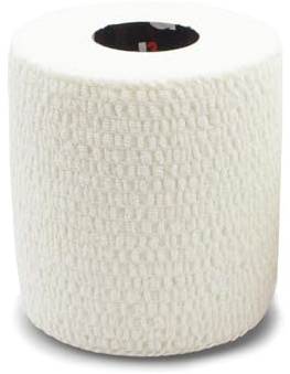 d3 Light Rip EAB Spandex Bandage Hand-Tearable White 75mm x 7m (1 Roll) Thigh, Knee, Shoulder & Elbow Rugby Lineout Lifting Tape & Joint Injury Medical Strapping