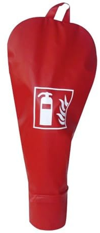 Housse extincteur, Tissu M1 Rouge, Étiquette Photoluminescente, 2kg, 5kg, 6kg, 6 et 9kg (6 et 9kg)