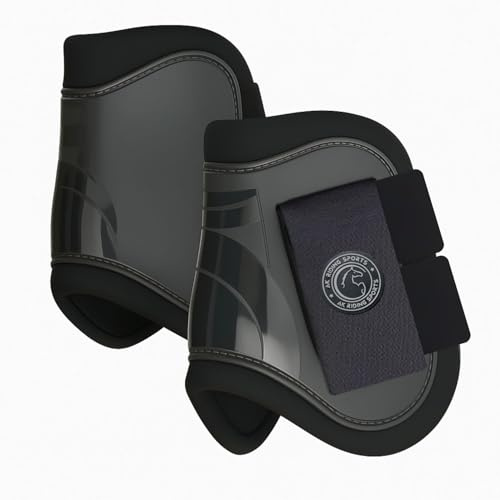 AK Pro-Tec AKRS-6068-02 Streichkappen, Schutzausrüstung und Trainingsausrüstung, Pferdestiefel, Bandagen und Zubehör, Schwarz, Größe L