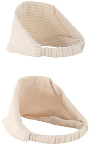 SAFIGLE Lot de 2 Foulards Coupe-vent en Coton Élastique pour Femmes Enceintes et Post-partum, Bandeaux Confortables pour Garder la Chaleur en Automne et Hiver, Taille Style Aléatoire