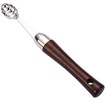 GLEAVI Cuillère à Pastèque en Acier Inoxydable Manche en Outil Cuisine Pratique pour Fruits Melons Facile à Nettoyer Accessoire Cuisine Pratique