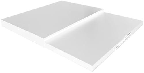 Genérico Soporte Microondas Extraíble 2 Niveles - Organizador Encimera Cocina con Cajón Deslizable, Acero Carbono Resistente 10kg, Antideslizante, 47x36cm - Utensilios Restaurante Hogar