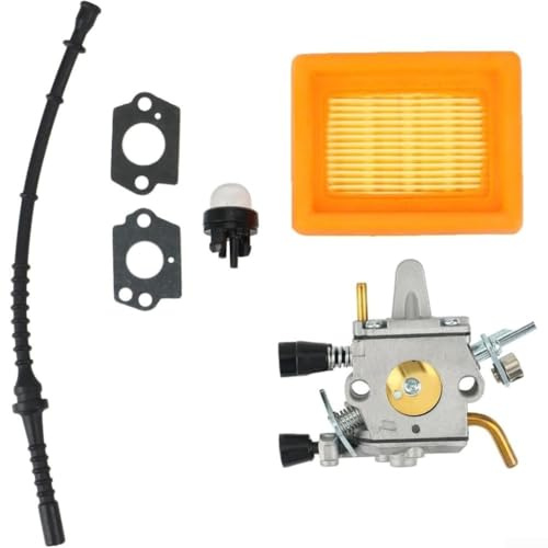 Set carburatore tosaerba per motori compatibili FS400 FS450 FS480 che forniscono una fornitura di carburante stabile e una costruzione robusta per un uso a lungo termine