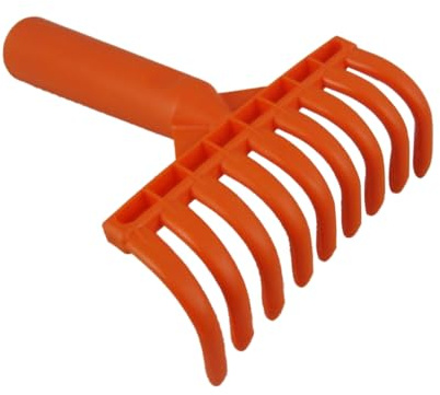 LA BAIESO Teste per Rastrello per Olive Rastrello A 9 Denti Multiuso In Plastica Rastrello per La Raccolta Delle Olive Rastrello per Giardinaggio Diametro Interno 2,5 cm