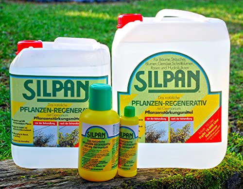 SILPAN - Pflanzen-Stärkungsmittel flüssig - Universaldünger für Bäume, Sträucher, Blumen, Gemüse, Schnittblumen, Rasen und Hydrokulturen (5 Liter)