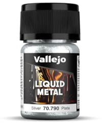 Farbe Vallejo Liquid Gold 70790 Silver (Alcohol Based) (35ml)