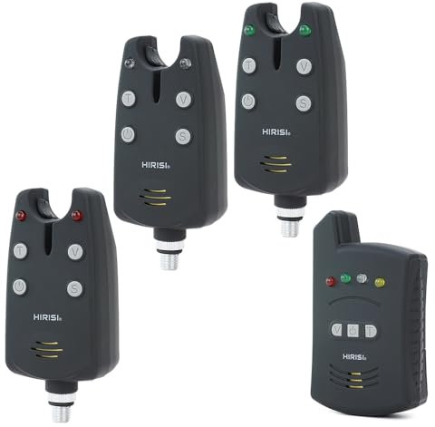 Hirisi Tackle Wireless Fishing Alarm Set 1+7.6 cm Schutzhülle für Karpfenangeln B1236 (B1236)