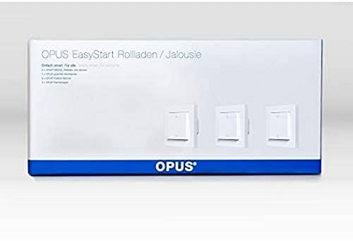 OPUS® EasyStart Jalousie - Zentrale Rollladensteuerung polarweiß