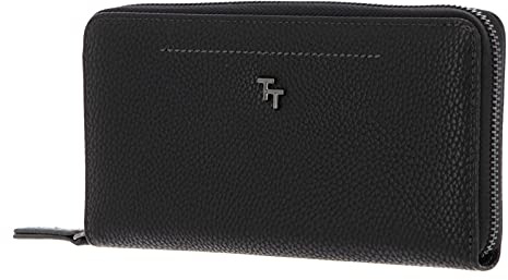 TOM TAILOR bags Bella Damen Geldbörse Portemonnaie Reißverschluss Groß Schwarz