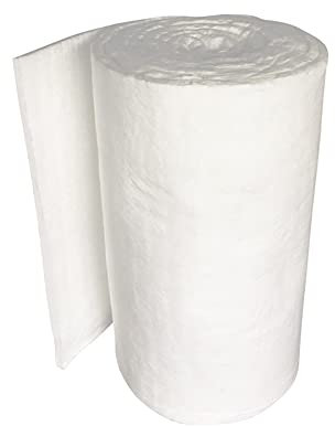 GOONSDS Couverture Isolante en Fibre de céramique - Durable à Haute température, légère,2mmx610mmx1000mm