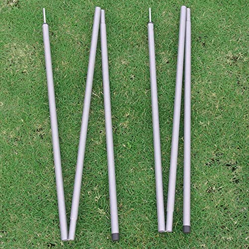 YHMT Stangen für Sonnensegel 2 x 1/1.5/2/2.5 M Zeltstange Teleskop inkl Zwischen 100cm bis 250cm Teleskopstange für Zelte Tarps Ultraleichte Tarpstange