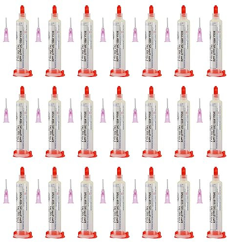 NC 559 ASM No Clean Gel-Lötmittelspritze zum Schweißen von Flussmitteln, Reinigungsprodukte mit Nadelspender, 20 Stück