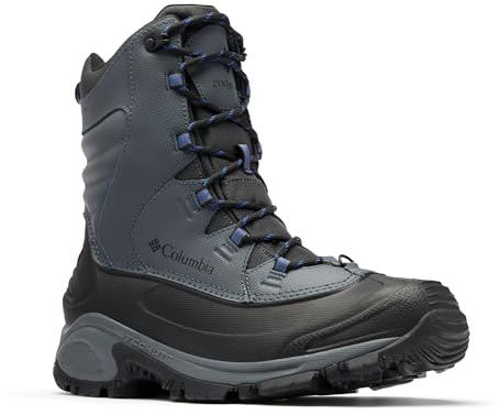Columbia Men's Bugaboot III Snow Boot, Graphite/Black, 8