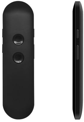 Traductor de Voz Inteligente 144 Idiomas Dispositivo de Traducción Portátil Instantáneo de 2 Vías, Soporte, Exquisito y Portátil, Súper Batería, Llamada para Traducción (Black)