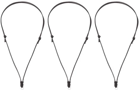 Spritewelry 30 Pcs Adjustable Rope Necklace Cord Black Double Knotted Necklaces String Korean Waxed Polyester Braided Rope for Hanging Pendants Jewelry Making