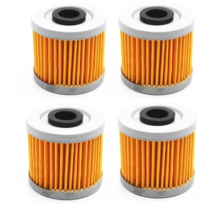 Filtre Air Moto pour ZONTES G1-125 G2-125 U-125 U1-125 U-150 U1-150 U1-155 GK125, Filtre Huile Élément Admission Moteur Moto Filtre Air Filtres Air Admission Moto(4pcs Oil Filters)