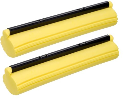 UTHCLO Tête De Balai à Franges en Éponge PVA 2 Pièces Remplacement De Tête De Balai Adapté Nettoyage du Et Carrelage Accessoire De Nettoyage Foyers Et Véhicules