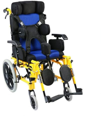 PP-Vic Fauteuil Roulant Pliable, Fauteuil Roulant Ergonomique Avec Conception Inclinable, Fauteuil Roulant De Transport Manuel Pour Enfants Et Personnes Âgées,Repose-Jambes,Adult styles