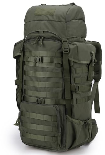 Mardingtop 70L Rucksack Wanderrucksack Trekkingrucksack Großer Rucksack | mit Regenhülle Backpacking Rucksack Herren für Camping Trekking Bergsteigen Outdoor Reise Taktischer