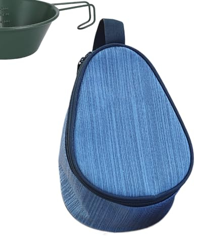 Zasdvn Ciotola da campeggio, impermeabile, portatile, capacità, con chiusura lampo, da viaggio, per picnic, barbecue, escursioni