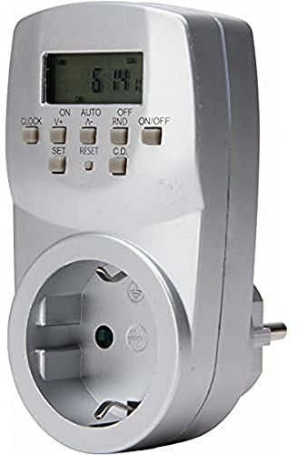 Kopp Zeitschaltuhr elektronisch Silber, 1 Stück, 195420075