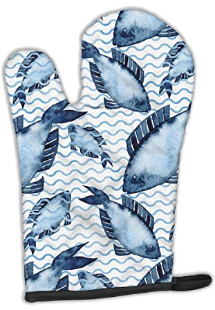 Caroline 's Treasures bb7532ovmt Beach Watercolor Fishes verziert Ofenhandschuh, 30,5 x 21,6 cm Multicolor