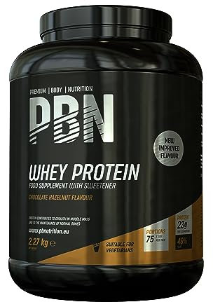 PBN Premium Body Nutrition Whey Protein Powder, 2.27 kg - Chocolate Hazelnut