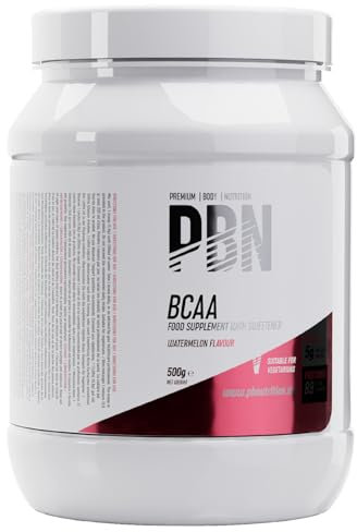 Premium Body Nutrition BCAA, 500 g, Sapore di Anguria, Gusto Ottimizzato
