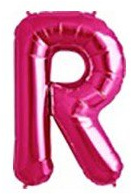 100cm Pink Folienballon Buchstabe R