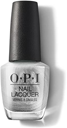 OPI Jewel Be Bold Christmas Collection – Nail Lacquer Go Big or Go Chrome – Nagellack mit bis zu 7 Tagen Halt – Nagellack mit extra breitem ProWide Pinsel für perfekte Nägel