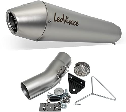Rear silencer LeoVince SLIP-ON SBK GP STYLE, stainless steel for Ducati Scrambler 800