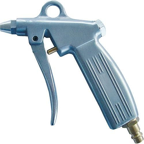 Gebläsepistole aus Aluminium mit kurzer Düse, NW 7,2