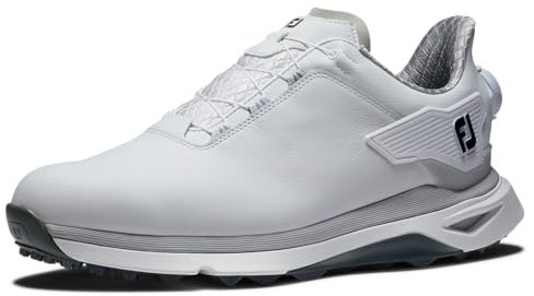 FootJoy Herren Pro/SLX Golfschuh, Weiß, Weiß, Grau, 45 EU