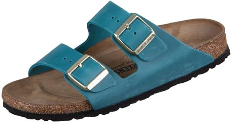 Birkenstock - ARIZONA - SANDALO CON DOPPIA FASCIA E CHIUSURA CON FIBBIE 38/BISCAY BAY-N
