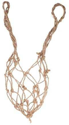 CAXUSD Gewebte Gemüsetasche aus Hanfseil 1 Stück 5 Catties Khaki