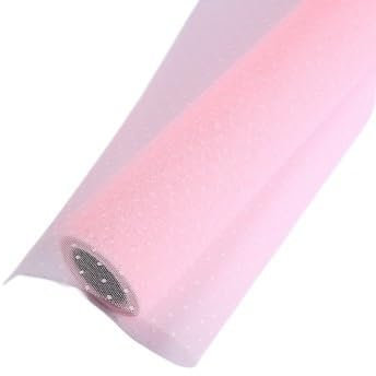 Blumenstrauß-Wickelpapier 50CM * 10Y Blumenverpackung Gaze Dot Garn Mesh Papier Blumenstrauß Floristenbedarf DIY Dekor Valentinstag Geschenkpapier Blumenstrauß Papier (Color : 4)