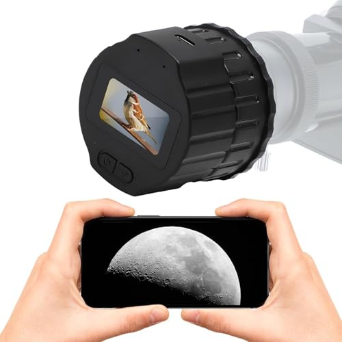 WiFi Telescope Eyepiece Camera for Astronomy, 16MP 1920x1080P Electronic Eyepiece Camera for Astrophotography Planetary Bird Watching, for 28mm to 48mm Telescope