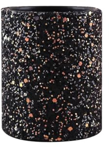 FSSTUD Pot à crayons en cuir synthétique à paillettes - Porte-pinceaux de maquillage brillant - Organiseur de crayons bling - Pot organiseur de crayons mignon - Support de pinceaux cosmétiques