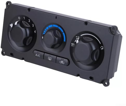 Interrupteur de panneau de commande de climatisation pour Frontier pour Navara D400 2007-2012 OEM 27510-EB700 ABS noir remplacement intérieur tableau de bord contrôle de la climatisation